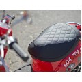 LUIMOTO (Cenno) Rider Seat Covers for the HONDA CHF50 Metropolitan / Jazz / Scoopy / Crea Scoopy (02-09)